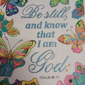 Inspirational adult coloring